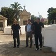 LE DEPUTE ERIC DIARD DEVANT LE CIMETIERE DE (…)